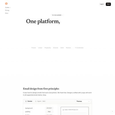 Loops - One platform for all your email