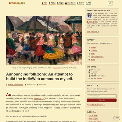 Announcing folk.zone: An attempt to build the IndieWeb commons myself. · brennan.day