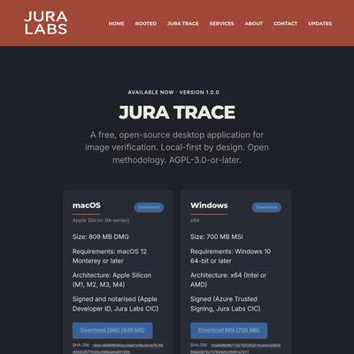 Download Jura Trace v1.0 | Jura Labs