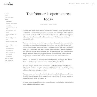 The frontier is open-source today | Southbridge.AI