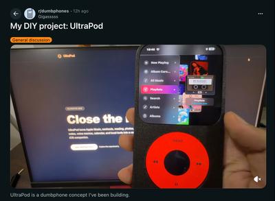 My DIY project: UltraPod : r/dumbphones