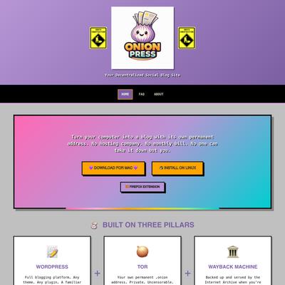 Turn your computer into a blog with its own permanent address.