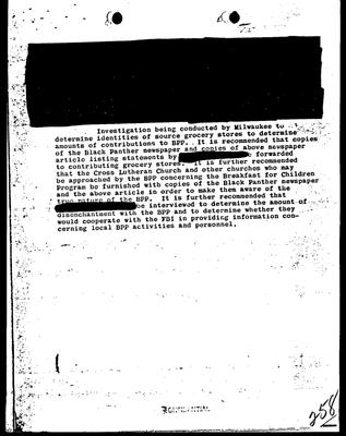 CoIntelPro || “Black Extremists” | BPP | Section 11 Part 2
