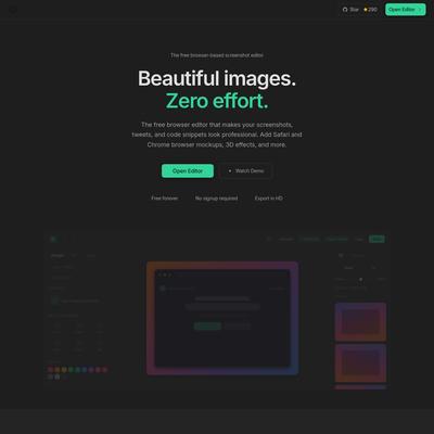Screenshot Studio - Free Screenshot Beautifier & Mockup Tool | Screenshot Studio