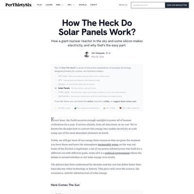 How The Heck Do Solar Panels Work? (An Interactive Exploration)