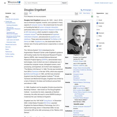 Douglas Engelbart - Wikipedia