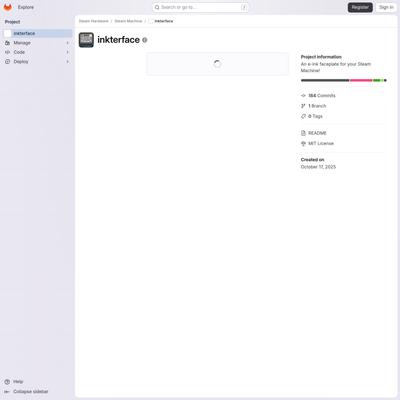 Steam Hardware / Steam Machine / inkterface · GitLab
