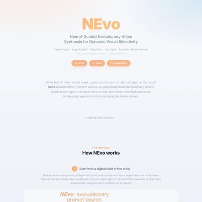 NEvo: Neural-Guided Evolutionary Video Synthesis