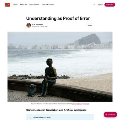 Understanding as Proof of Error