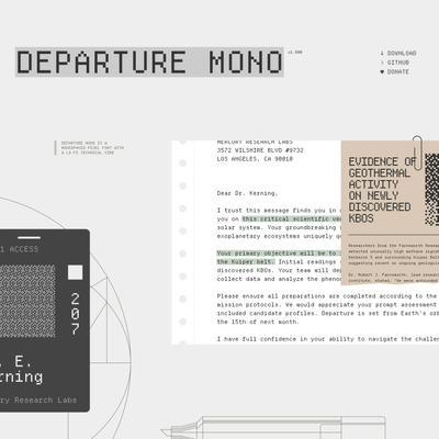 Departure Mono