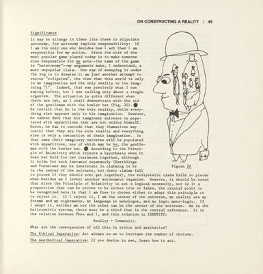 Signifcance (On Constructing a Reality)