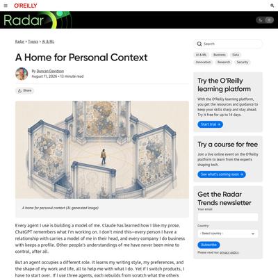 A Home for Personal Context