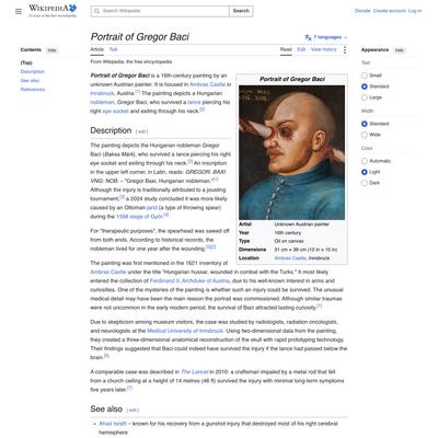 Portrait of Gregor Baci - Wikipedia