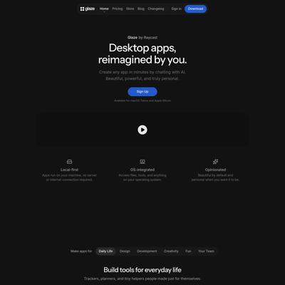 Glaze — Build and Share Mac Apps with AI