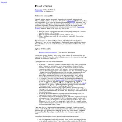 Project Cybersyn