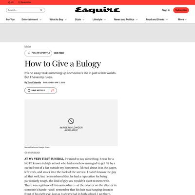 How to Give a Eulogy - Best Ideas for Eulogies