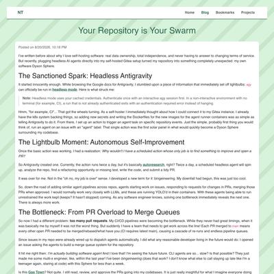 Your Repository is Your Swarm