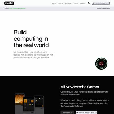 Mecha - For the love of computing | Mecha