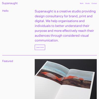 Home - Supanaught