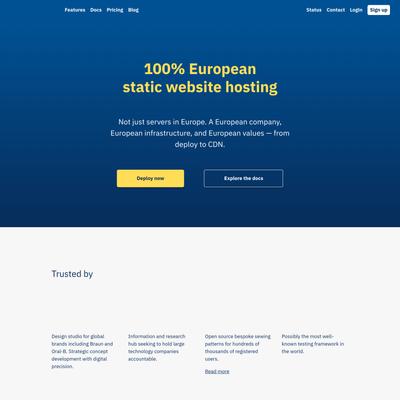 statichost.eu - 100% European static site hosting