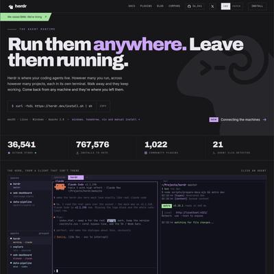 Herdr: the runtime coding agents run on