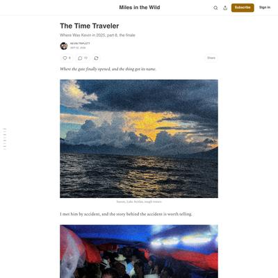 The Time Traveler - by Kevin Triplett - Miles in the Wild