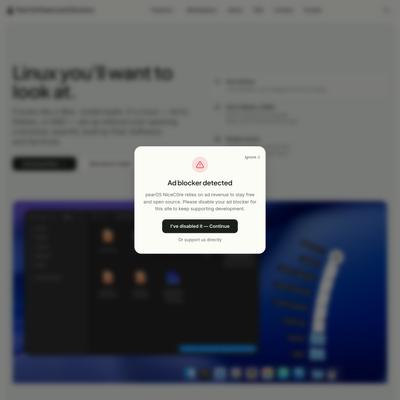 pearOS — Linux you'll want to look at.