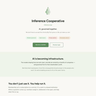 Inference Cooperative — AI, governed together