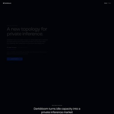 About — Darkbloom