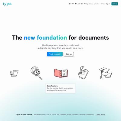 Typst: The new foundation for documents