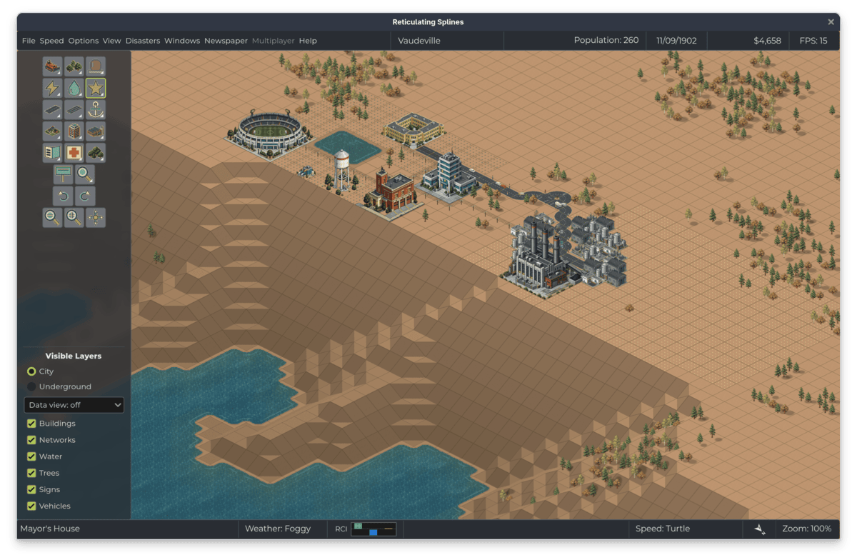 Screenshot of 'Reticulating Splines'