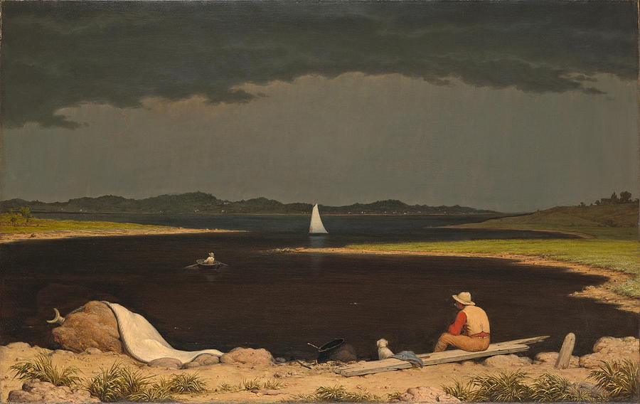 Artwork: 'Approaching Thunder Storm's (1859) by Martin Johnson Heade