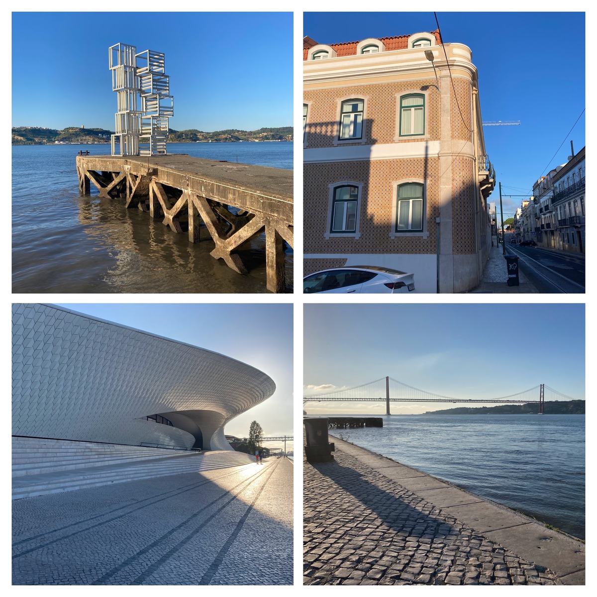 Collage of Lisbon photos