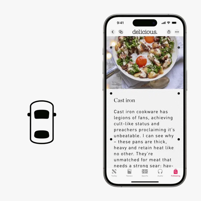Gif showing Apple motion dots