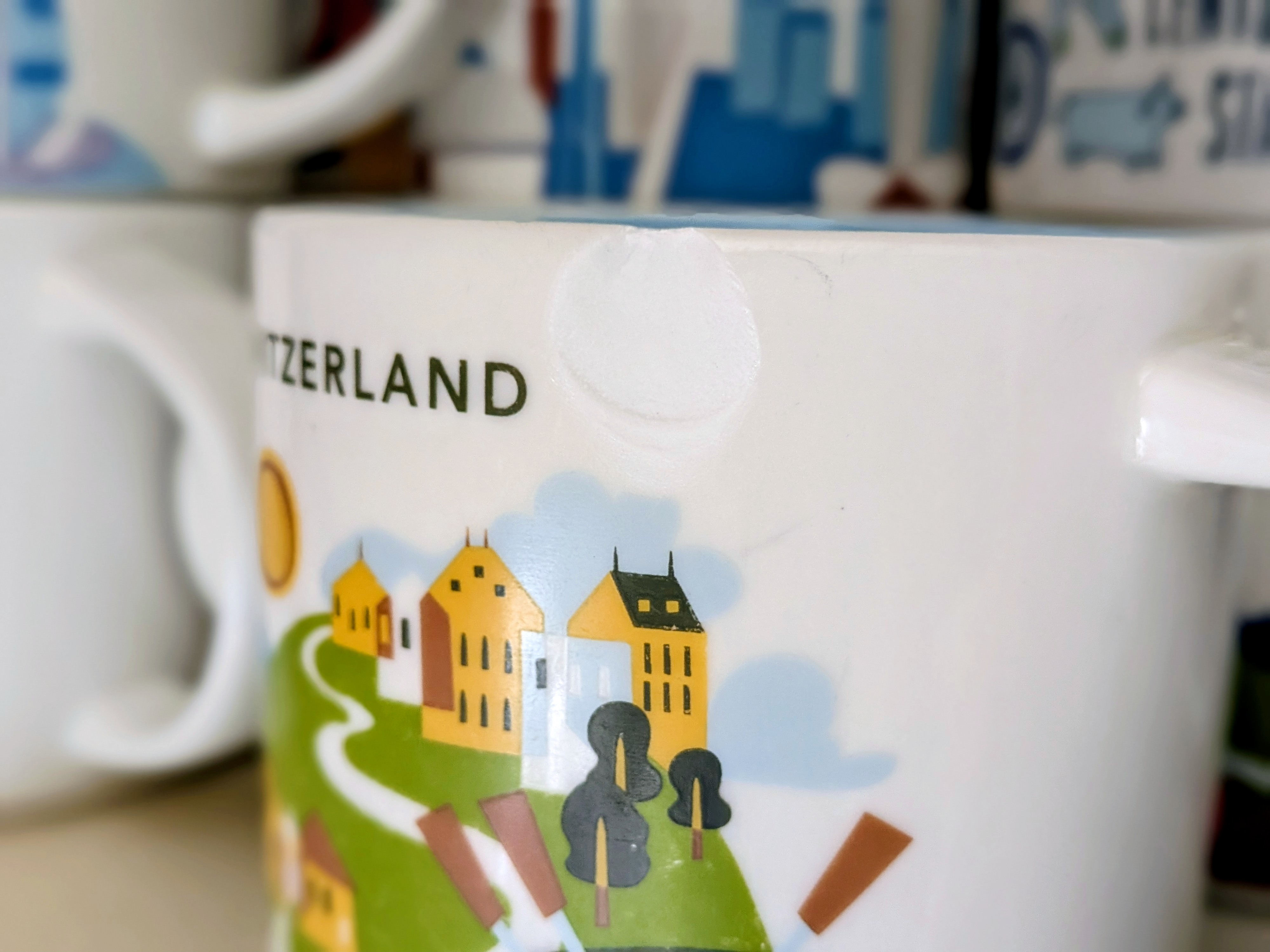 Chipped Starbucks mug