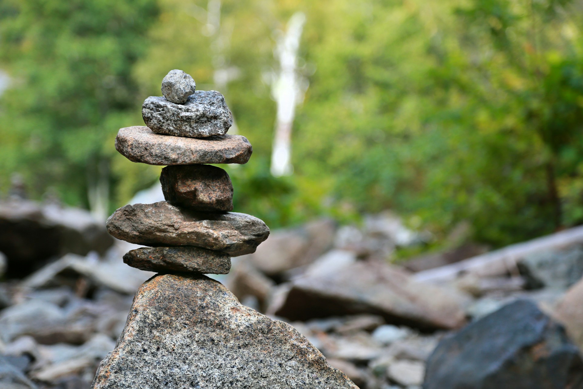 Stacked stones