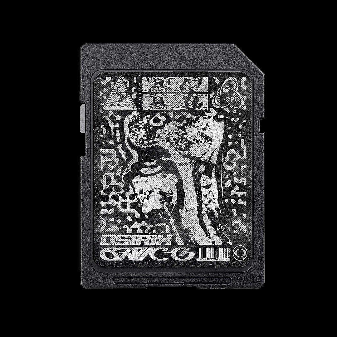 Photo of an SD card