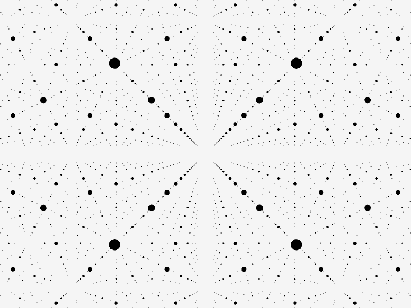 Gif showing dots in a pattern