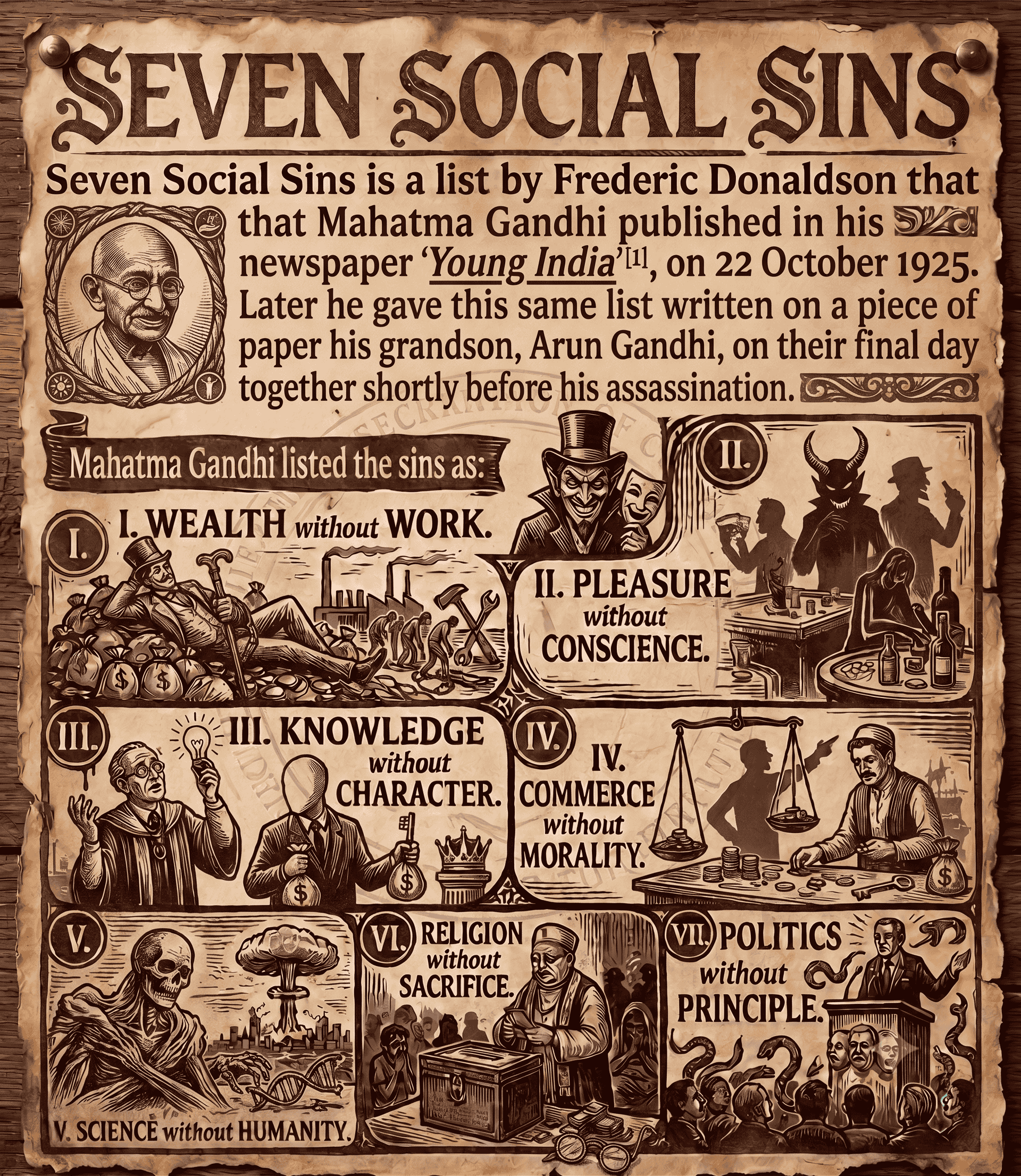 Image of Seven Social Sins